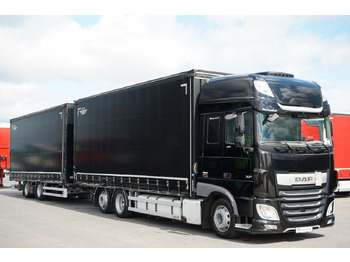 Curtainsider truck DAF XF 480
