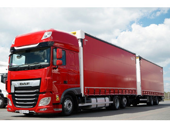 Curtainsider truck DAF XF 480