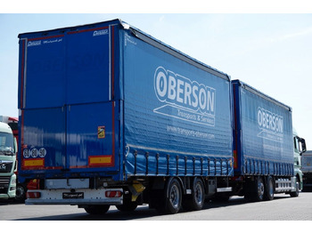 Curtainsider truck MAN TGX 26.460 / ZESTAW TANDEM PRZEJAZDOWY / 120 M3: picture 4
