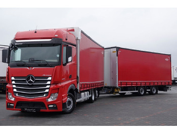 Curtainsider truck MERCEDES-BENZ Actros 2548