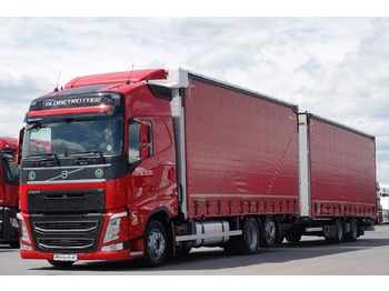 Curtainsider truck Volvo FH 460  / ZESTAW TANDEM 120 M3 / I-PARK COOL: picture 2
