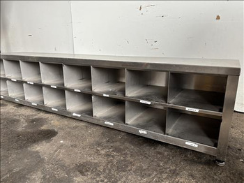 Food processing equipment Teknomek Low level bench with boot rack: picture 2