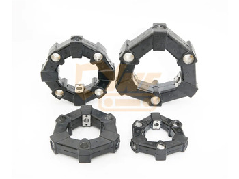 New Clutch and parts YNF Factory Wholesale Flexible Rubber Coupling CF-A For Excavator Air Compressor Connecting Glue Assembly: picture 4