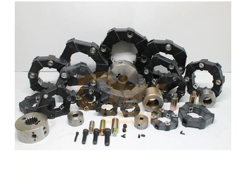 New Clutch and parts YNF Factory Wholesale Flexible Rubber Coupling CF-A For Excavator Air Compressor Connecting Glue Assembly: picture 2