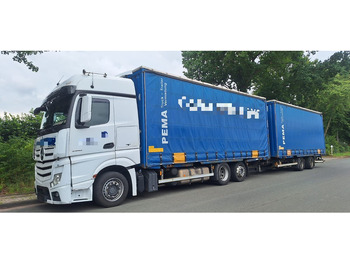 Curtainsider truck MERCEDES-BENZ