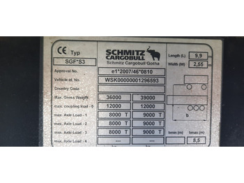 New Tipper semi-trailer Schmitz Cargobull 3-Achser 48 qubik Getreidekipper: picture 5