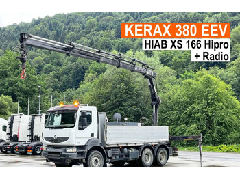 Dropside/ Flatbed truck RENAULT Kerax 380