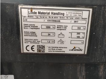 Leasing of Linde L12 Linde L12: picture 5