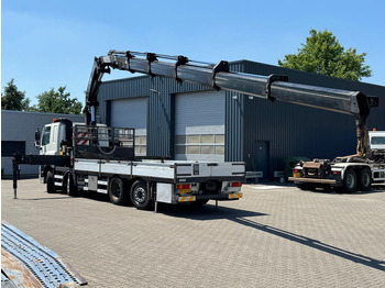 Dropside/ Flatbed truck, Crane truck DAF CF 85.360 8x2*6 HIAB 42T/m Crane: picture 3