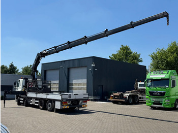 Dropside/ Flatbed truck, Crane truck DAF CF 85.360 8x2*6 HIAB 42T/m Crane: picture 2