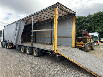 Low loader semi-trailer Schmitz Cargobull Machine transport trailer with bag ramp: picture 3