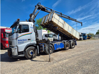 Crane truck Volvo FH 460 8x2/4 //Hiab 166 E-4// 3 way tip: picture 2