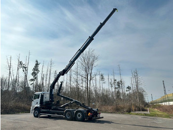 Hook lift truck, Crane truck MAN TGS 26.470 6x2 Abrollkipper + Kran Hiab 228-4: picture 3