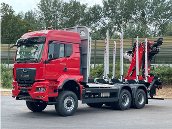 Timber truck, Crane truck MAN TGS 33.520 6X6  Euro6e  Radstand 3900mm EPSILON: picture 2