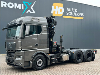 Crane truck MAN TGX 26.580 6x4 Kran Hiab 302-6 + Jib-4: picture 4