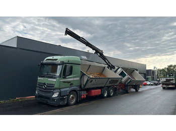 Tipper, Crane truck Mercedes-Benz 2545 6x2 Euro6 2-Seiten-Kipper ATLAS 145 KRAN: picture 2