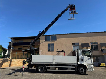 Dropside/ Flatbed truck, Crane truck MAN TGM 18.290/HIAB-XS111/JOYSTICK/aus1.Hand: picture 4