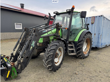 Farm tractor 2001 Deutz Fahr Agrotron 90 w/front loader.: picture 2
