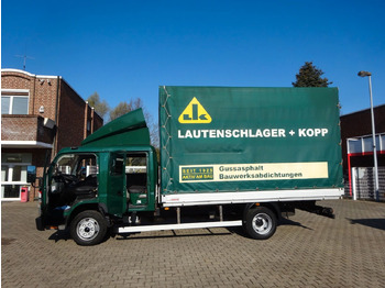 Curtain side van, Combi van FUSO 7C180D Canter mit Doppelkabine 4x2: picture 4