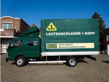 Curtain side van, Combi van FUSO 7C180D Canter mit Doppelkabine 4x2: picture 3