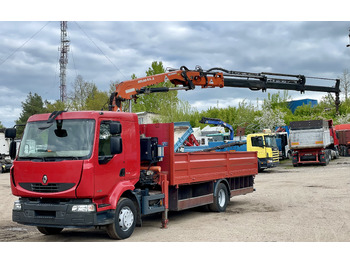 Crane truck RENAULT Midlum