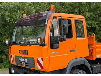 Tipper MAN * MAN 10-220 * Kiper Wywrotka Meiller * 4x4 * Zimowe Utrzymanie * Unimog *: picture 4