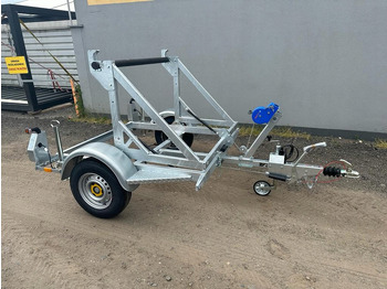 New Cable drum trailer PRZYCZEPA KABLOWA POD BĘBEN KABLOWY KABLI 1350KG / CABLE TRAILER FOR CABLE DRUMS 1350KG: picture 4