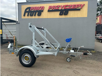 New Cable drum trailer PRZYCZEPA KABLOWA POD BĘBEN KABLOWY KABLI 1350KG / CABLE TRAILER FOR CABLE DRUMS 1350KG: picture 2