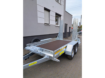 New Plant trailer PRZYCZEPA LAWETA DO MINIKOPARKI Z NAJAZDAMI STALOWYMI, DMC 2700 KG / MINI EXCAVATOR TRANSPORTER TRAILER WITH STEEL RAMPS, DMC 2700 KG: picture 3