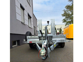 New Plant trailer PRZYCZEPA LAWETA DO MINIKOPARKI Z NAJAZDAMI STALOWYMI, DMC 2700 KG / MINI EXCAVATOR TRANSPORTER TRAILER WITH STEEL RAMPS, DMC 2700 KG: picture 4