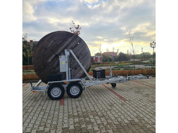 New Cable drum trailer PRZYCZEPA SŁUPOWA KABLOWA PRZEWÓZ KABLI 3500 KG / POLE CABLE TRAILER FOR CABLE TRANSPORT 3500 KG: picture 5