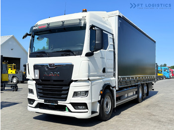New Curtainsider truck MAN TGX 26.470 / 19 Pallets / Steering Axle / 15 Ton Payload / Retarder / Excellent Condition: picture 4