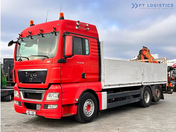 Crane truck MAN TGX 26.480 Ciężarówka burtowa MAN TGX 26.480 6X2 / PALFINGER PK9002-EH B Crane / 80% Michelin Tire Dodać do ulubionych: picture 4