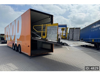 Closed box semi-trailer BURGERS Double-Deck / Steering axle / Tail lift / 7 pieces: picture 3