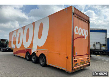 Closed box semi-trailer BURGERS Double-Deck / Steering axle / Tail lift / 7 pieces: picture 2