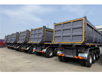 New Tipper semi-trailer for transportation of bulk materials TITAN 4 Axle 80 Ton Dump Trailer for Sale In Cameroon: picture 3 New Tipper semi-trailer for transportation of bulk materials TITAN 4 Axle 80 Ton Dump Trailer for Sale In Cameroon: picture 3