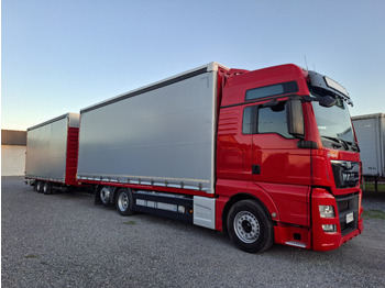 Curtainsider truck MAN TGX 26.440