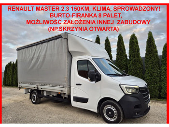 Curtain side van RENAULT Master 2.3