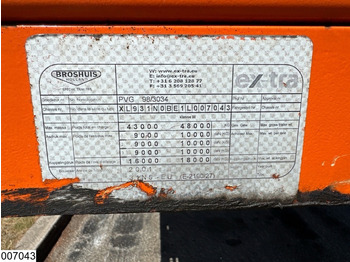 Dropside/ Flatbed semi-trailer Broshuis open laadbak Extandable 21 Meter, 53750 kg: picture 5