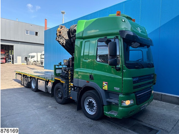 Dropside/ Flatbed truck, Crane truck DAF CF 410 8x2, EURO 5, Palfinger, Steerling, Remote,Retarder: picture 5