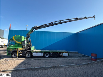 Dropside/ Flatbed truck, Crane truck DAF CF 410 8x2, EURO 5, Palfinger, Steerling, Remote,Retarder: picture 2