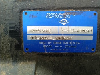 Axle and parts for Construction machinery Spicer Dana 357/212/482 - Axle/Achse/As: picture 3