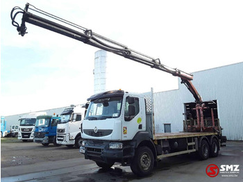 Dropside/ Flatbed truck, Crane truck Renault Kerax 380: picture 4 Dropside/ Flatbed truck, Crane truck Renault Kerax 380: picture 4