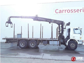 Dropside/ Flatbed truck, Crane truck Scania 113 360 Diebolt big axle 12 gear retarder: picture 4