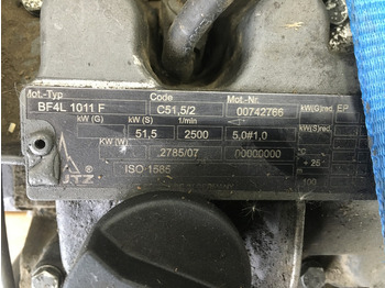 Construction machinery Deutz BF4L1011F USED: picture 5