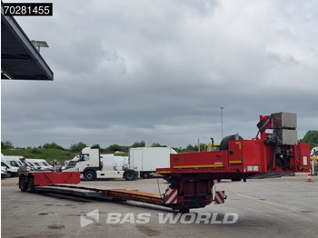 Low loader semi-trailer MEUSBURGER Type MPG-2 2 axles Extendable 2xLenkachse Gooseneck: picture 3
