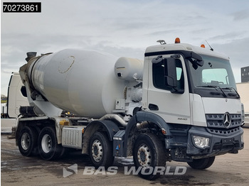 Concrete mixer truck Mercedes-Benz Arocs 3240 8X4 9m3 Steelsuspension Automatic Alcoa's Euro 6: picture 3