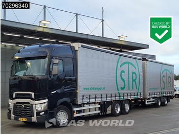 Curtainsider truck RENAULT T 480