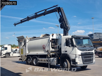 Garbage truck Volvo FM 370 6X2 Hiab X-Hipro 162 Kran GeesinkNorba Lift+Lenkachse VEB Euro 6: picture 3
