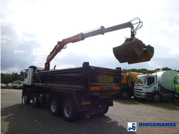 Crane truck DAF CF 85.360 8X4 RHD tipper + Terex 118.2 VGL-A15: picture 3
